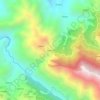 Mapa topográfico Kandhar, altitud, relieve