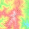 Mapa topográfico Cubo, altitud, relieve