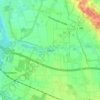 Mapa topográfico Dyck, altitud, relieve
