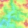 Mapa topográfico Böhmzwiesel, altitud, relieve