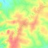 Mapa topográfico Epau, altitud, relieve