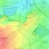 Mapa topográfico Hoven, altitud, relieve