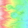 Mapa topográfico Banud, altitud, relieve