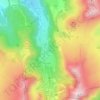 Mapa topográfico Les Égravats, altitud, relieve