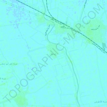 Mapa topográfico Sarawa, altitud, relieve