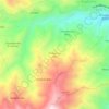 Mapa topográfico Chaupiurco Alto, altitud, relieve