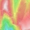 Mapa topográfico Col de Rousset, altitud, relieve