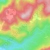 Mapa topográfico Bilzese, altitud, relieve