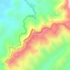 Mapa topográfico Changki, altitud, relieve