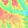 Mapa topográfico Hotley Bottom, altitud, relieve