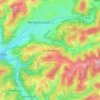 Mapa topográfico Baldenberg, altitud, relieve
