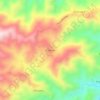 Mapa topográfico El Paraiso, altitud, relieve