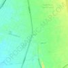 Mapa topográfico Al Fou'ah, altitud, relieve
