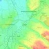 Mapa topográfico Gaden, altitud, relieve