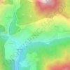 Mapa topográfico Bhankoli, altitud, relieve