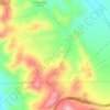 Mapa topográfico La Gasca, altitud, relieve
