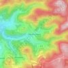 Mapa topográfico Oberhundem, altitud, relieve