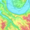 Mapa topográfico Le Tourol, altitud, relieve