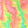 Mapa topográfico Sudgrove, altitud, relieve