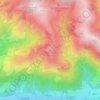 Mapa topográfico Panoramaweg, altitud, relieve