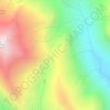 Mapa topográfico Phantom Pass, altitud, relieve