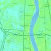 Mapa topográfico Uttarpara Kotrung, altitud, relieve