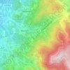 Mapa topográfico Kirchbühl, altitud, relieve