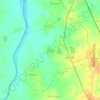 Mapa topográfico Gotma, altitud, relieve