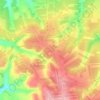Mapa topográfico القصريين, altitud, relieve