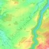 Mapa topográfico Gäu, altitud, relieve