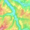 Mapa topográfico Les Potences, altitud, relieve