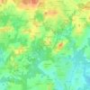 Mapa topográfico Kermadio, altitud, relieve