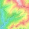 Mapa topográfico San Gottardo, altitud, relieve