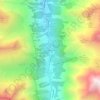 Mapa topográfico Weißwald, altitud, relieve