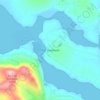 Mapa topográfico Rossport, altitud, relieve