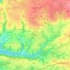 Mapa topográfico Kerlala, altitud, relieve