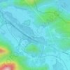 Mapa topográfico Oberpinswang, altitud, relieve