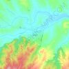Mapa topográfico Средец, altitud, relieve