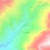 Mapa topográfico Los Ranchos, altitud, relieve