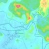 Mapa topográfico Sanvordem, altitud, relieve