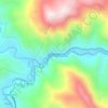 Mapa topográfico Boca Satipo, altitud, relieve