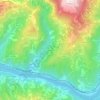 Mapa topográfico Bamba, altitud, relieve