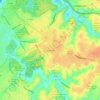 Mapa topográfico Highlands, altitud, relieve