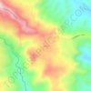 Mapa topográfico Sorá, altitud, relieve