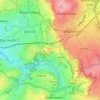 Mapa topográfico High Haden, altitud, relieve