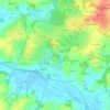 Mapa topográfico La Chênaie, altitud, relieve