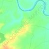 Mapa topográfico Chimkod, altitud, relieve
