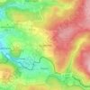 Mapa topográfico Escherode, altitud, relieve