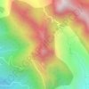 Mapa topográfico Illikkal Kallu, altitud, relieve