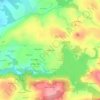 Mapa topográfico Kerfeonwez, altitud, relieve